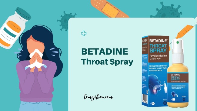 produk oral care betadine throat spray
