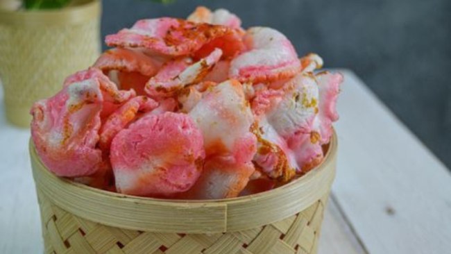 kerupuk melarat pedas